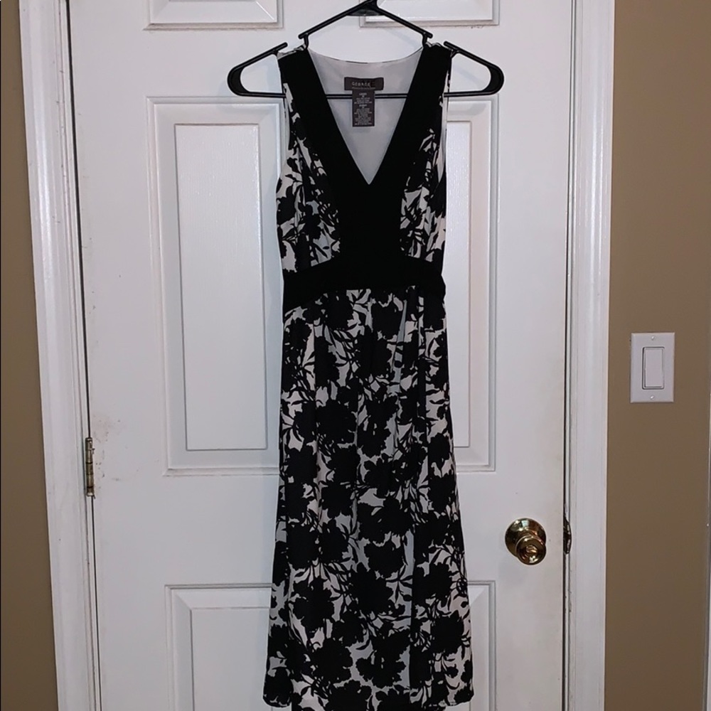 Black and white dress